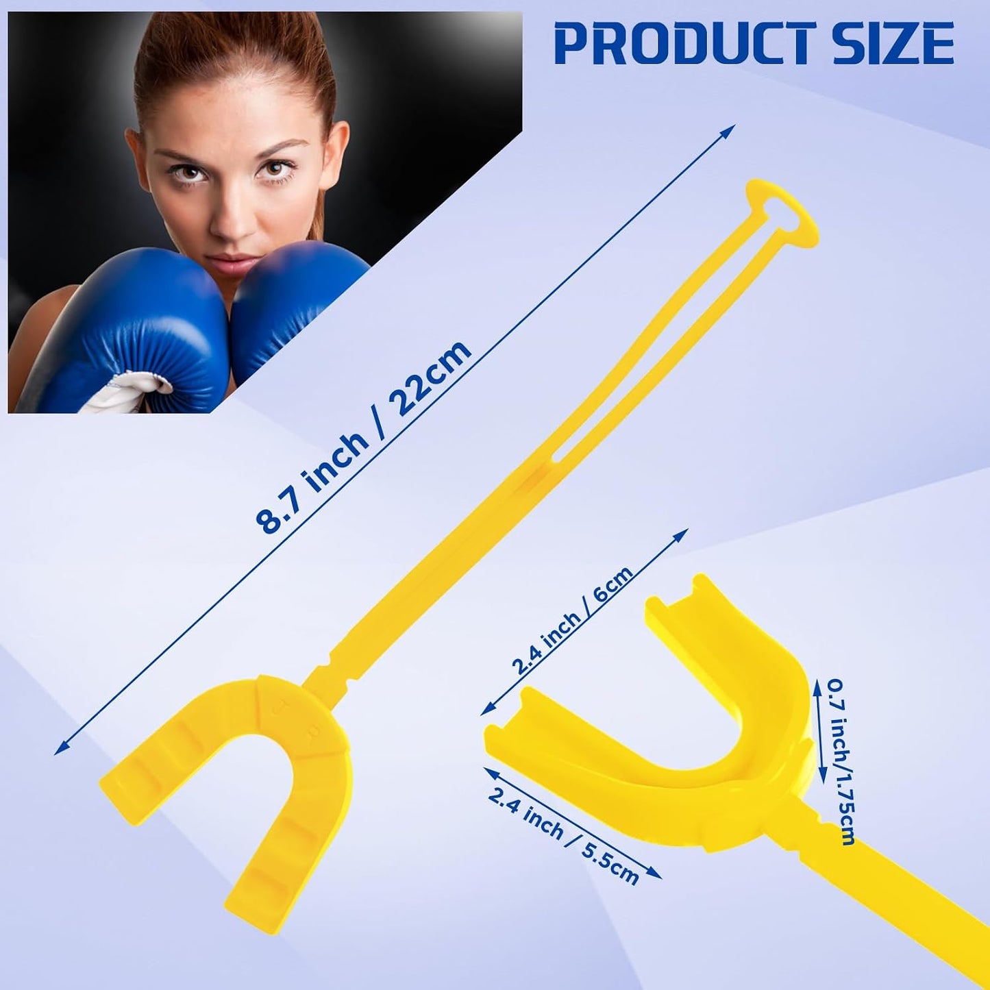 20 Pcs Football Mouth Guards with Strap Bulk Sports Mouthguard Bulk Football Mouthpiece Mouth Protector for Wrestling Boxing Lacrosse Hockey Taekwondo