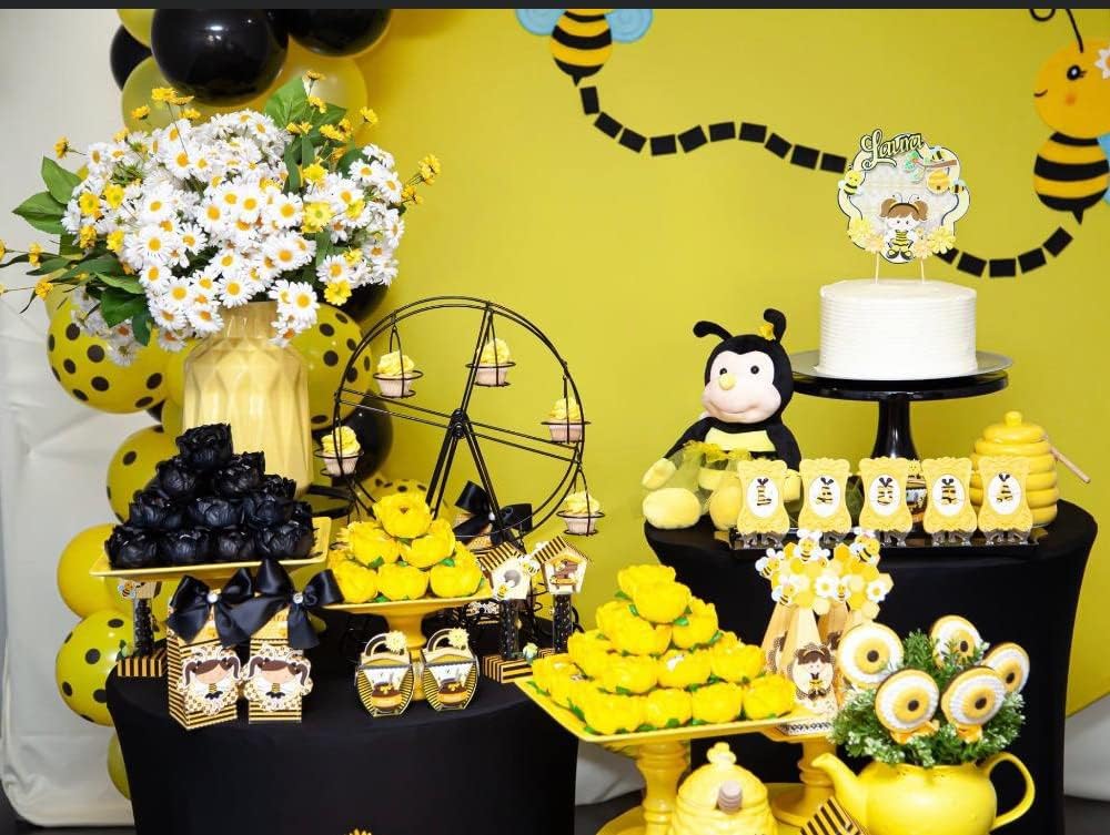 Plush Nana The Bee with Smile Face and Yellow Wings Bumblebee Animal Shaped Soft Toy Present for Children 12 inch Head to Toe