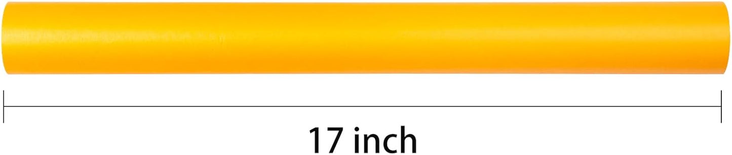 Yellow Matte Wrapping Paper - Solid Color Pearly - luster Paper Perfect for Wedding, Christmas, Baby Shower -17 Inches X 32.8 Feet
