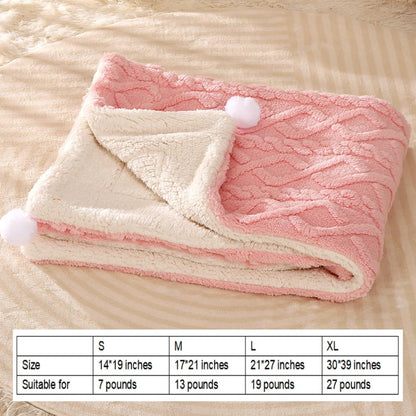 Premium Soft Dog Blanket Washable Puppy Essentials Dog Product Cat Kitten Calming Blankets Throw for Medium Small Dogs Pet Dog Gifts-Yellow-M
