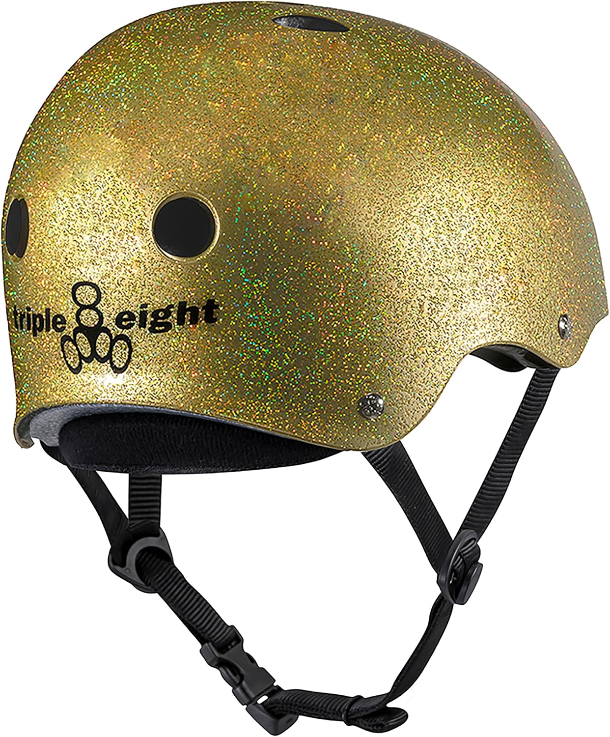 Triple Eight Deep Cover Helmet - Ideal for Skateboarding, Bicycling, BMX, and Roller Skating
