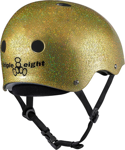 Triple Eight Deep Cover Helmet - Ideal for Skateboarding, Bicycling, BMX, and Roller Skating