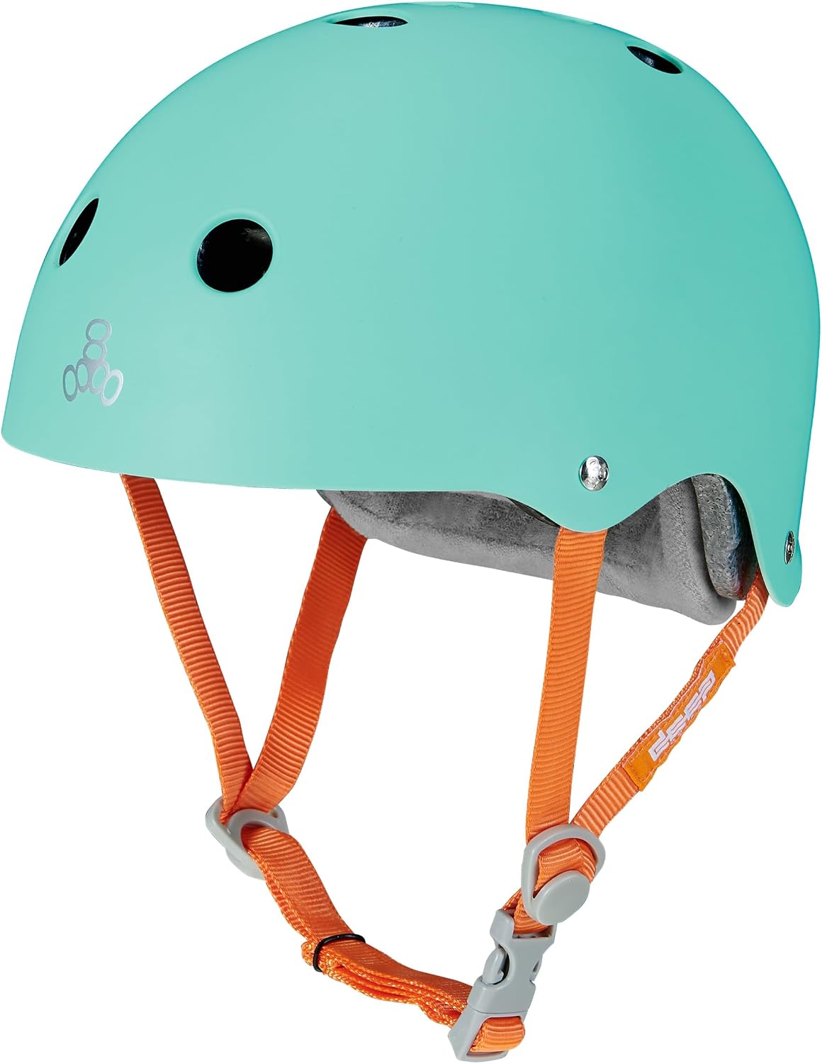 Triple Eight Deep Cover Helmet - Ideal for Skateboarding, Bicycling, BMX, and Roller Skating