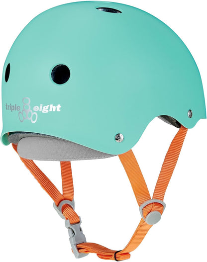 Triple Eight Deep Cover Helmet - Ideal for Skateboarding, Bicycling, BMX, and Roller Skating