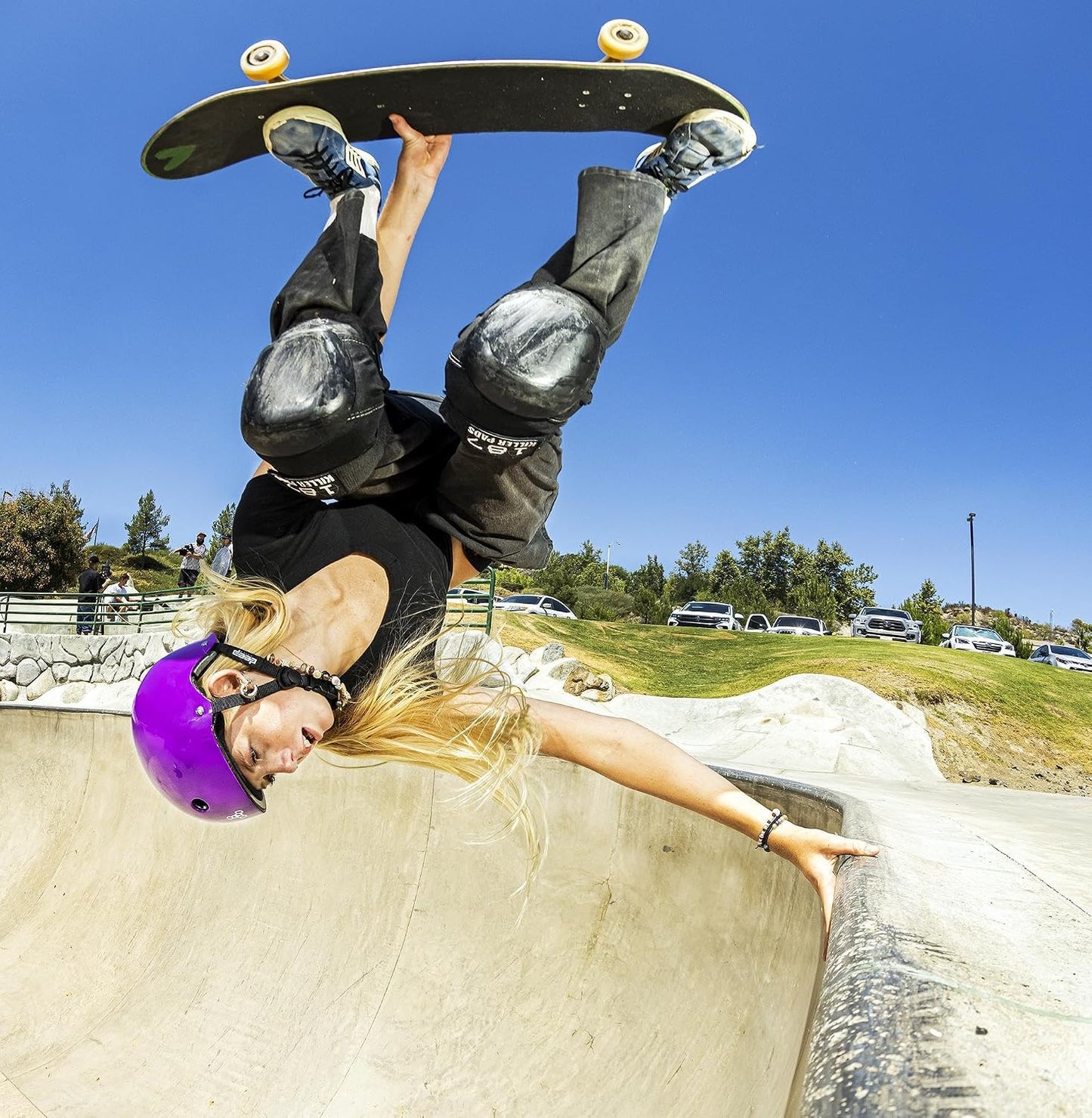 Triple Eight Deep Cover Helmet - Ideal for Skateboarding, Bicycling, BMX, and Roller Skating