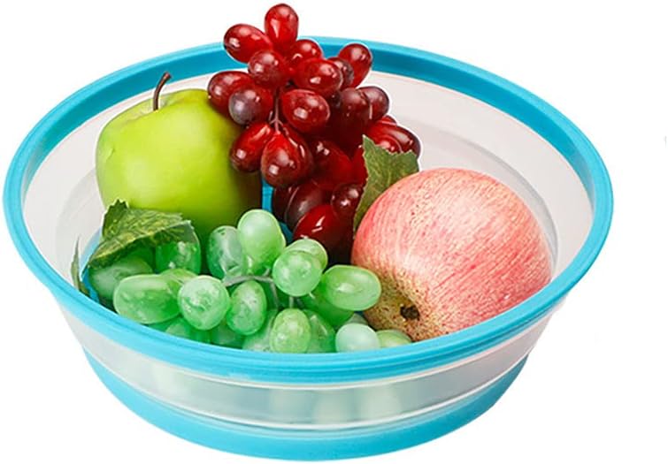 Small Collapsible Microwave Splatter Cover, Dishwasher-safe, Microwave Plate Cover With Steam Vent，BPA-Free Silicone & Plastic (8.5 IN,Yellow-green)