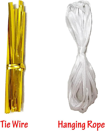 30pcs Yellow Paper Tassels Garland Banner Tissue Paper Tassels PartyGarland | DIY Hanging Paper Garlands For Birthday Wedding Festival Wall Backdrop Decorations(30, Yellow)
