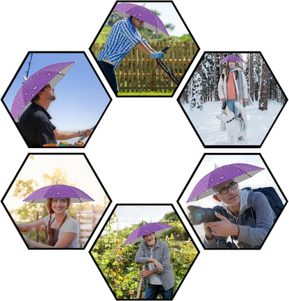 Umbrella Hat Adult and Kids Folding Cap for Beach Fishing Golf Party Headwear