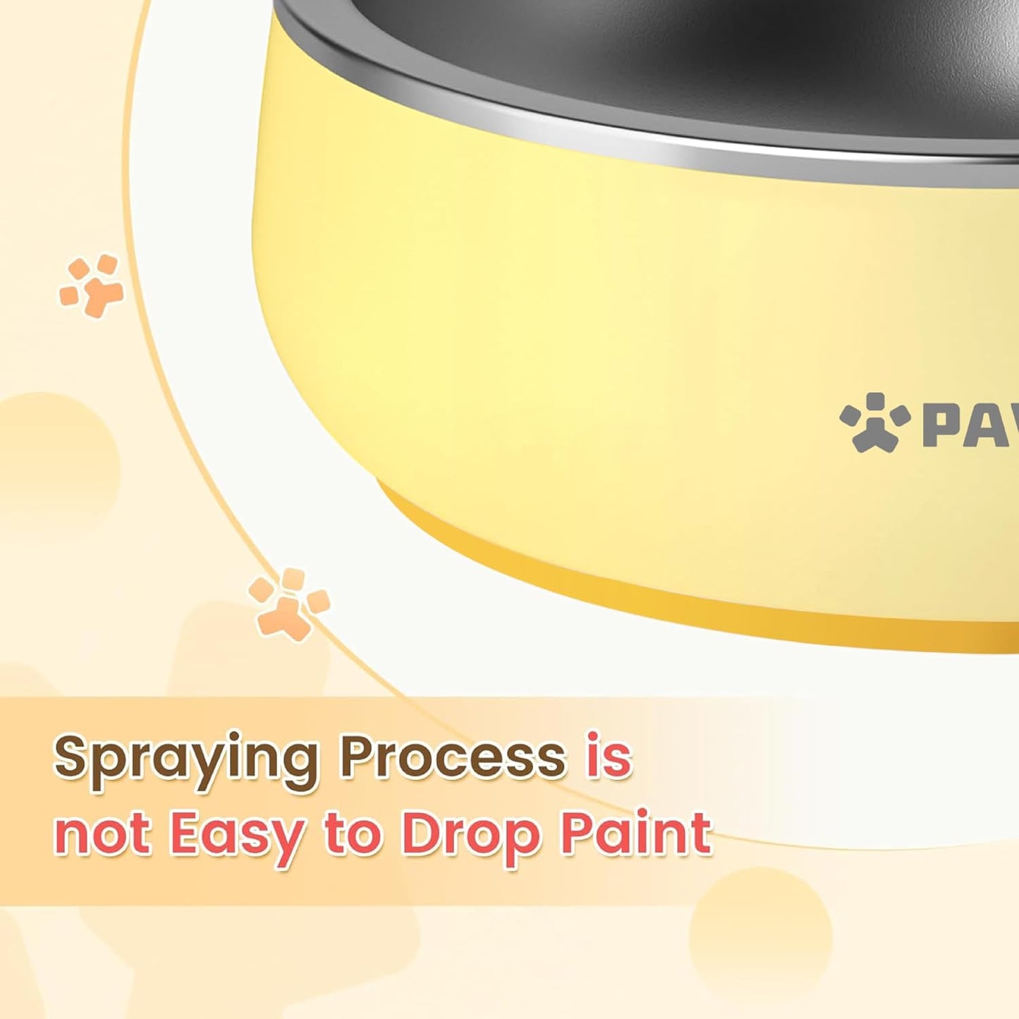 Small Dog Bowl, 12 oz Stainless Steel Food and Water Bowl, 1 Pack | Double-Wall Design,Smooth Open Bowl Design,Easy-Rinse Interior,Wide Bowl Opening,For Cats and Small Pets