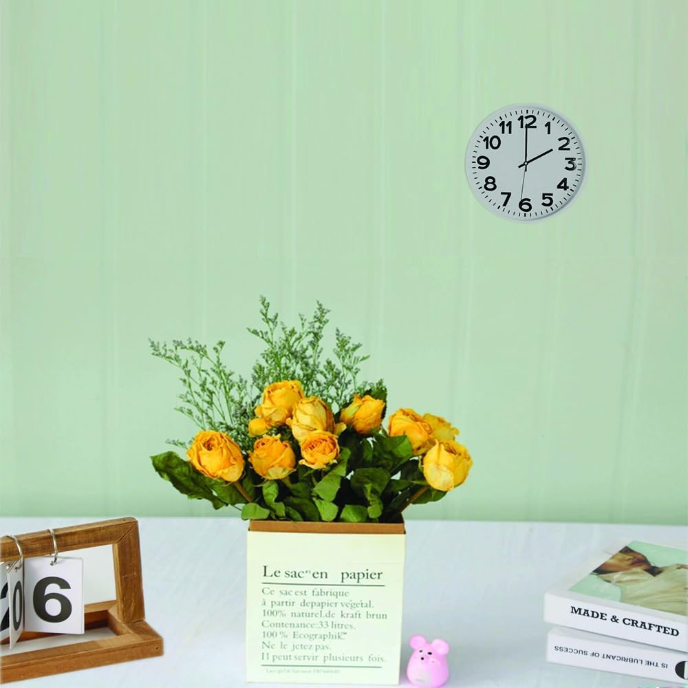 Natural Dried Flowers Bouquet, 10 Pcs Yellow Dried Roses Bouquet for Wedding Decoration and DIY Wreath Floral Home Decor