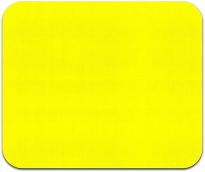 Non-Slip Rectangle Mousepad, Solid Bright Yellow Mouse Pad for Home, Office and Gaming Desk
