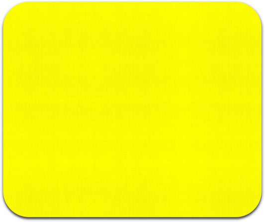 Non-Slip Rectangle Mousepad, Solid Bright Yellow Mouse Pad for Home, Office and Gaming Desk