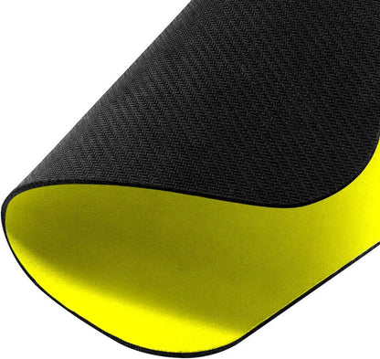 Non-Slip Rectangle Mousepad, Solid Bright Yellow Mouse Pad for Home, Office and Gaming Desk