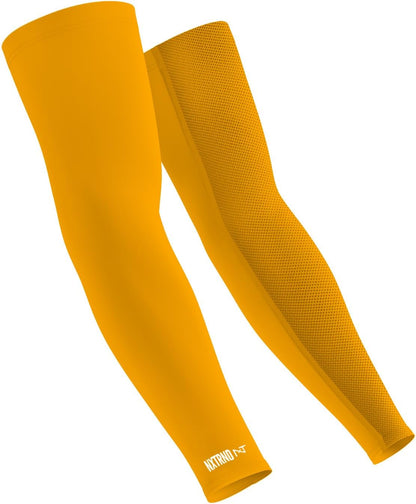 1 Pair Compression Arm Sleeves for Men, Breathable Football, Basketball, Baseball Accessory, Adult & Kids