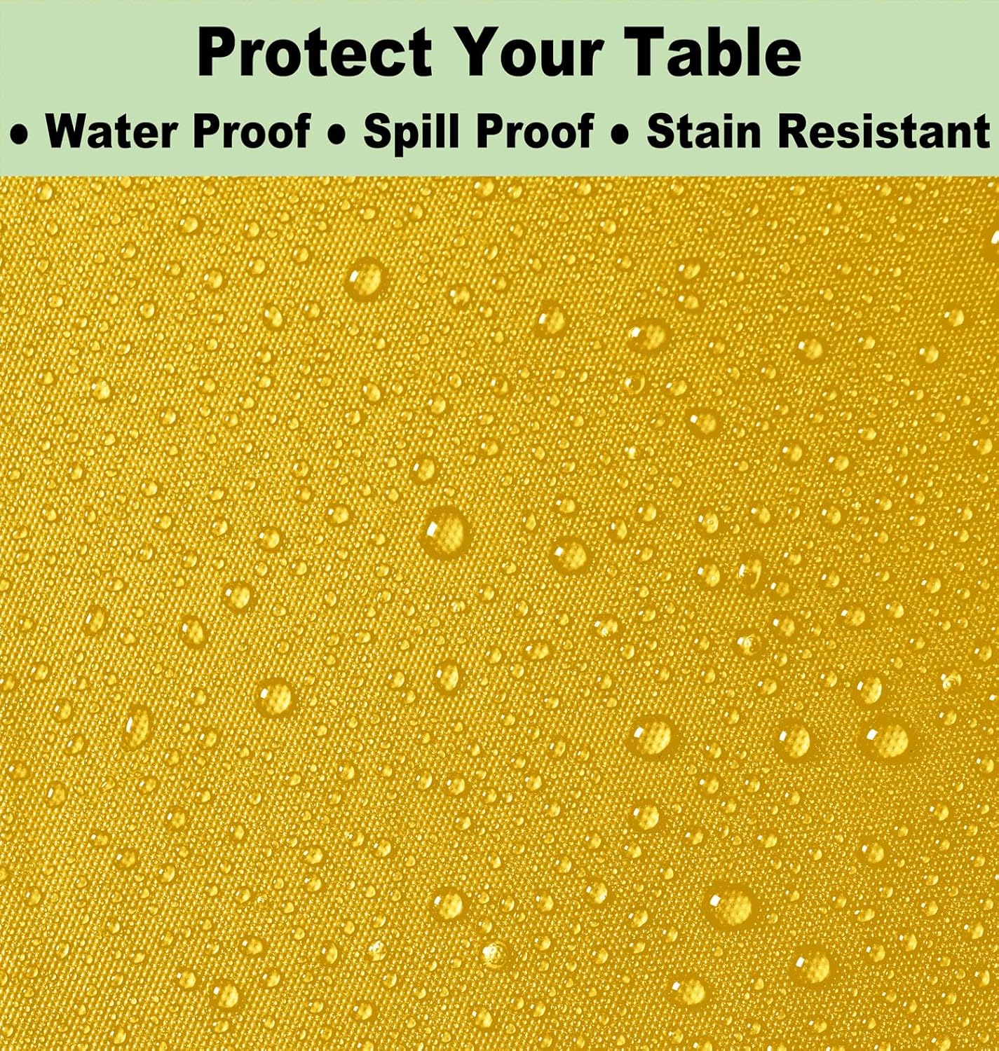 Plastic Yellow Tablecloths 3 Pack Disposable Table Covers 54 in. x 108 in. Table Cloths Bridal Shower Party Tablecovers for Parties Engagements Weddings Festivals, Fits 6 to 8 Foot Rectangle Tables