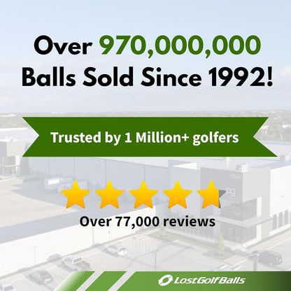 50 Mixed Brands - Yellow Golf Balls - Near Mint