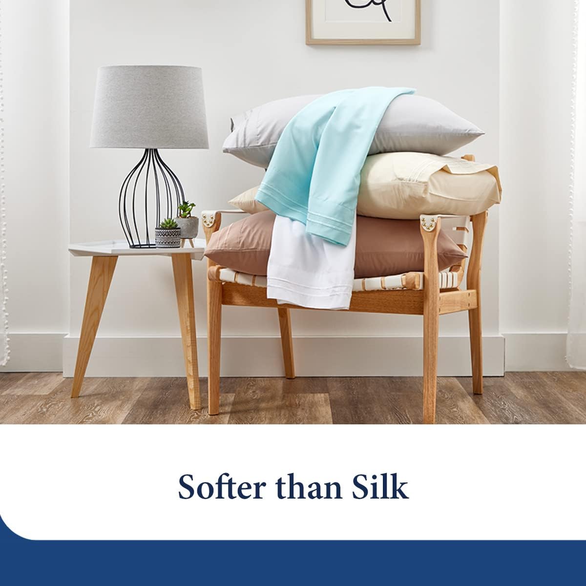 Everyday 1500 Series Pillowcases | Luxury Hotel Quality - Silky Soft & Smooth - Gentle & Skin Friendly - Set of 2 (Standard, Pastel Yellow)