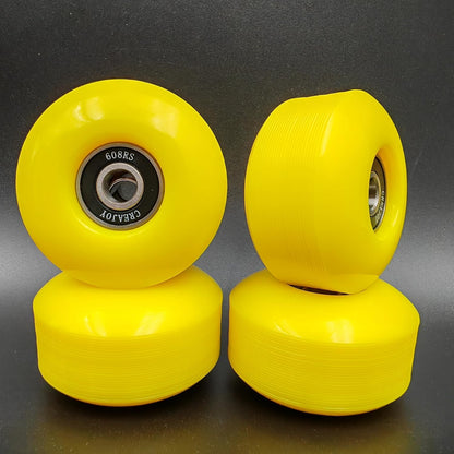 Skateboard Wheels 52mm 95A Set of 4 with Bearings