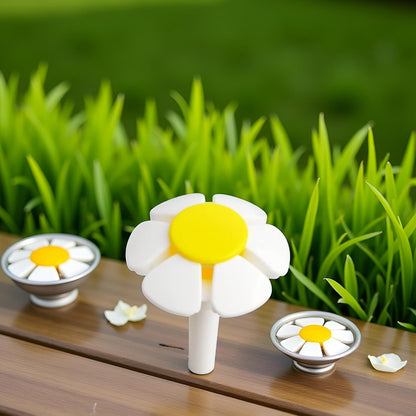 1Pc White Yellow Pet Water Fountain Nozzle Replacement Yellow Flower for Head for Cat Fountain Automatic Drinking Water Dispenser pet Water Fountain Attachment for Cats Watering Supplies，Multiple Pets