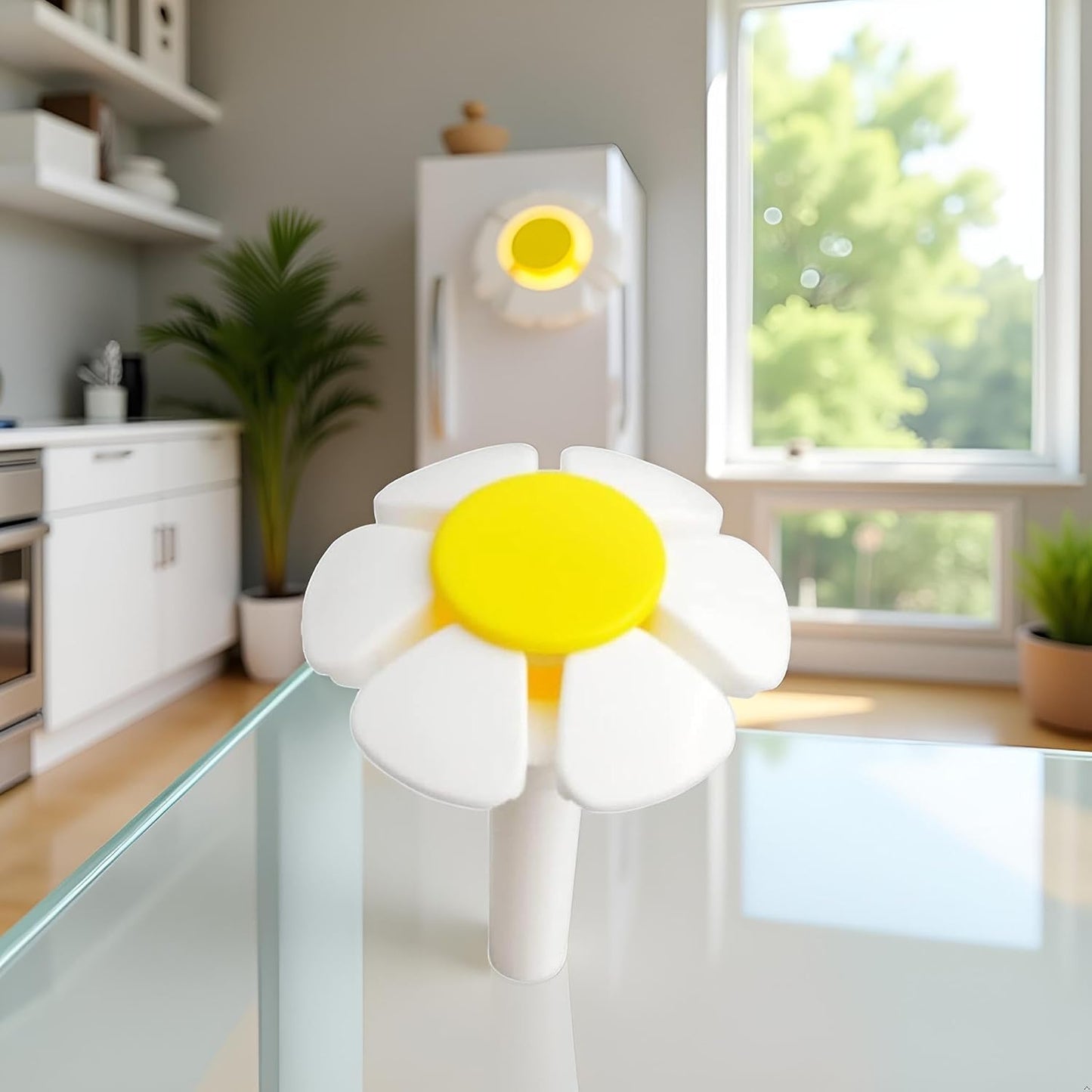 1Pc White Yellow Pet Water Fountain Nozzle Replacement Yellow Flower for Head for Cat Fountain Automatic Drinking Water Dispenser pet Water Fountain Attachment for Cats Watering Supplies，Multiple Pets