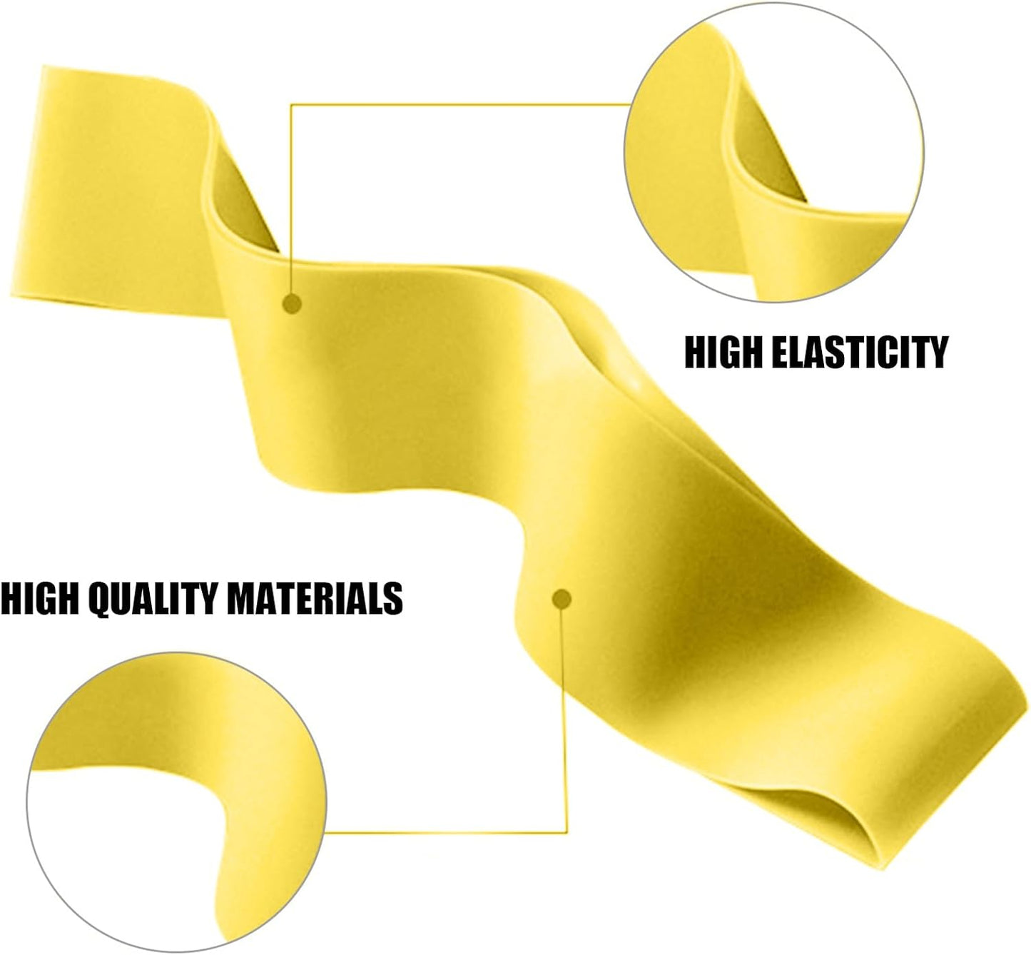 Rubber Ankle Strap for Swimming Swim Band for Legs Resistance Exercise Strength Swimming Training Equipment Accessories Exercise Bands for Women & Men, 3pcs
