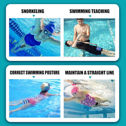 Rubber Ankle Strap for Swimming Swim Band for Legs Resistance Exercise Strength Swimming Training Equipment Accessories Exercise Bands for Women & Men, 3pcs
