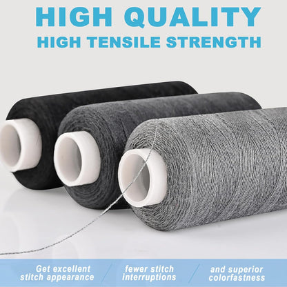 72 pcs Sewing Thread Kit,36 Colors 400y Polyester Thread 36 Colors Bobbins | Thread for Sewing for Hand & Sewing Machine, Emergency and Travel, DIY and Home.