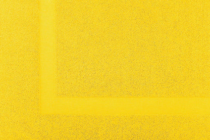 100% Cotton Bath Mats for Bathroom Floor Set of 2 Pack, 20x34 Soft Absorbent Washable Quick Dry Tub Bathmat, Yellow