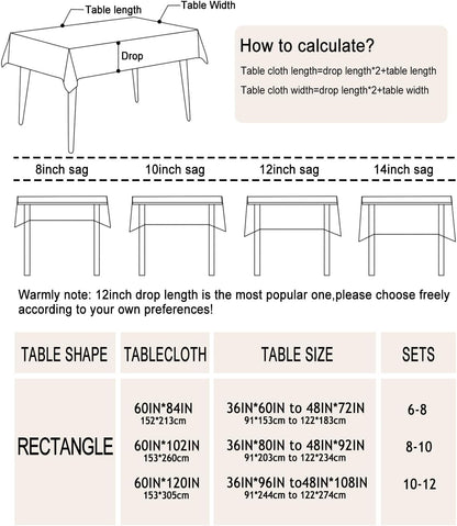 Outdoor Tablecloth with Umbrella Hole Lemon Print Outdoor Table Cover, Windproof & Easy Install Patio Tablecloth for Picnic, Garden, Backyard & Summer Parties 60 x 84 in