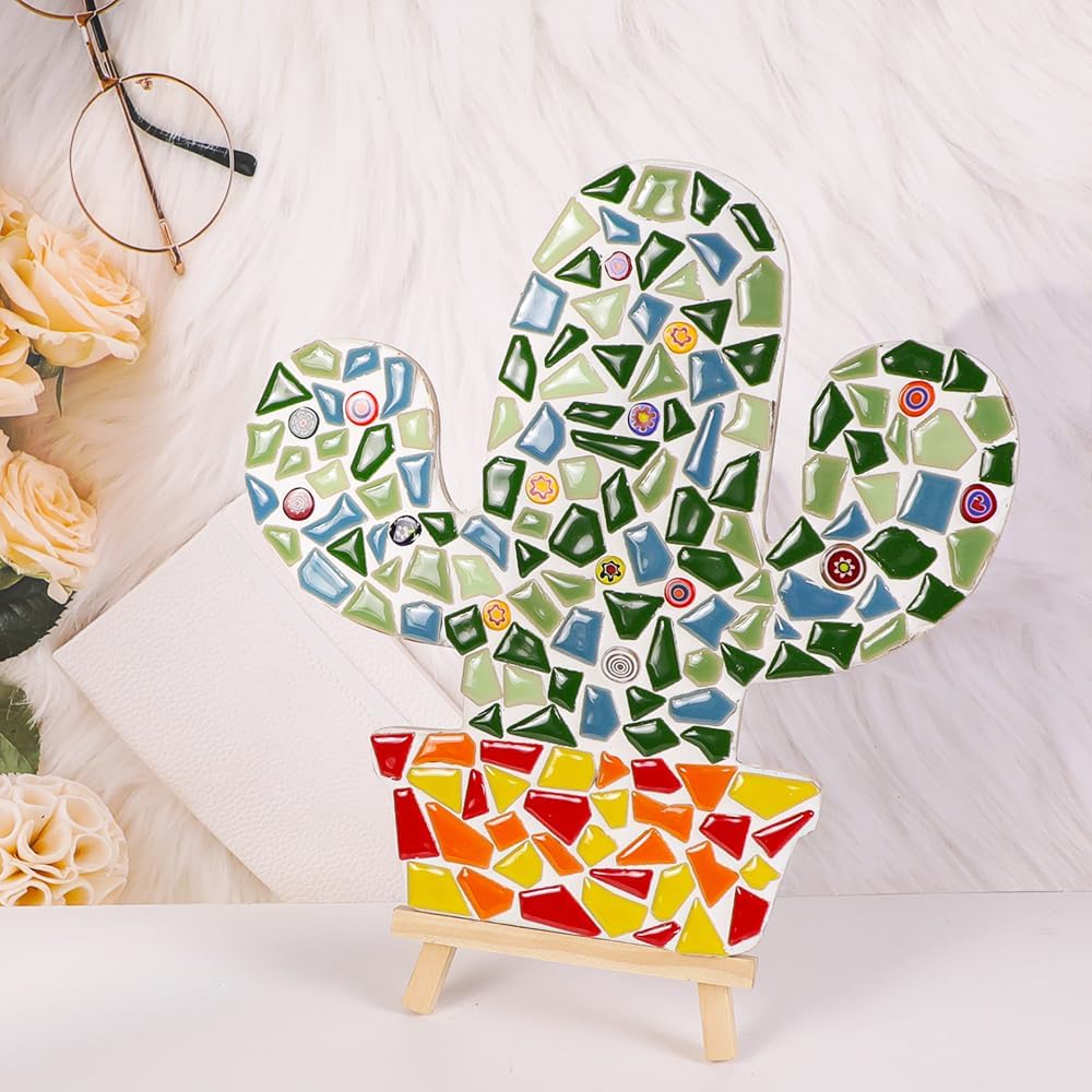 454g Petal Ceramic Mosaic Tiles for Crafts Art, Water Drop Flower Tiles Irregular Ceramic Tiles Bulk, 0.4 inch Square Glazed Porcelain for DIY Mosaic Craft Supplies (Small Irregular)