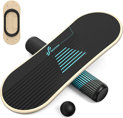 Balance Board, 7-Mode Balance Trainer with Roller & Ball | 7-in-1, Ideal for Home Workouts, Balance Training, Core Exercises and Physical Therapy