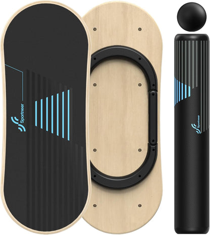 Balance Board, 7-Mode Balance Trainer with Roller & Ball | 7-in-1, Ideal for Home Workouts, Balance Training, Core Exercises and Physical Therapy