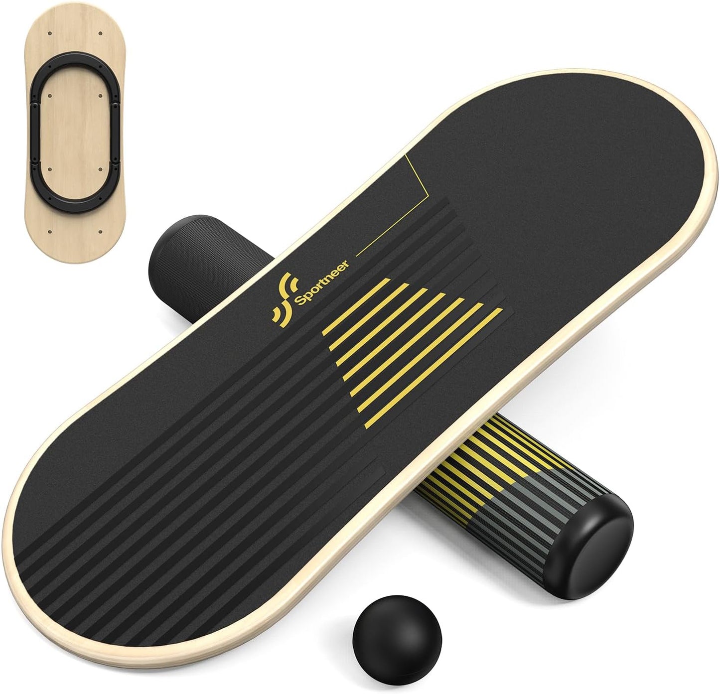 Balance Board, 7-Mode Balance Trainer with Roller & Ball | 7-in-1, Ideal for Home Workouts, Balance Training, Core Exercises and Physical Therapy
