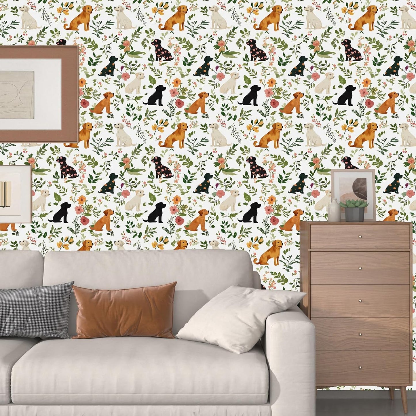 Birds on Lemons Tree Peel and Stick Wallpaper 17.4" x 118" | Renter Friendly, Removable & Waterproof, Vinyl Easy Install for Bedrooms, Bathrooms, Kitchens, Cabinets and Home Decor