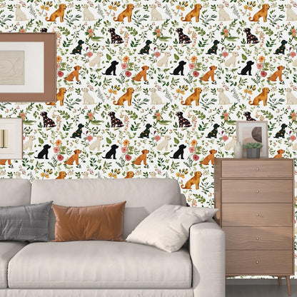Birds on Lemons Tree Peel and Stick Wallpaper 17.4" x 118" | Renter Friendly, Removable & Waterproof, Vinyl Easy Install for Bedrooms, Bathrooms, Kitchens, Cabinets and Home Decor