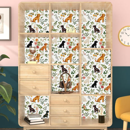 Birds on Lemons Tree Peel and Stick Wallpaper 17.4" x 118" | Renter Friendly, Removable & Waterproof, Vinyl Easy Install for Bedrooms, Bathrooms, Kitchens, Cabinets and Home Decor