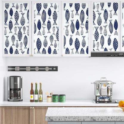Birds on Lemons Tree Peel and Stick Wallpaper 17.4" x 118" | Renter Friendly, Removable & Waterproof, Vinyl Easy Install for Bedrooms, Bathrooms, Kitchens, Cabinets and Home Decor