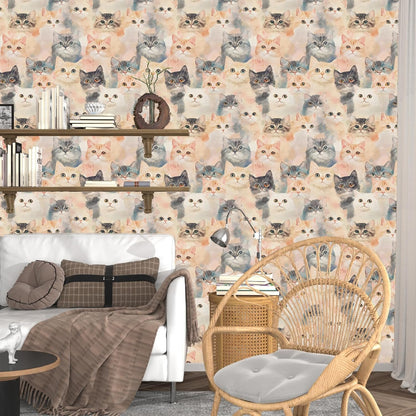 Birds on Lemons Tree Peel and Stick Wallpaper 17.4" x 118" | Renter Friendly, Removable & Waterproof, Vinyl Easy Install for Bedrooms, Bathrooms, Kitchens, Cabinets and Home Decor