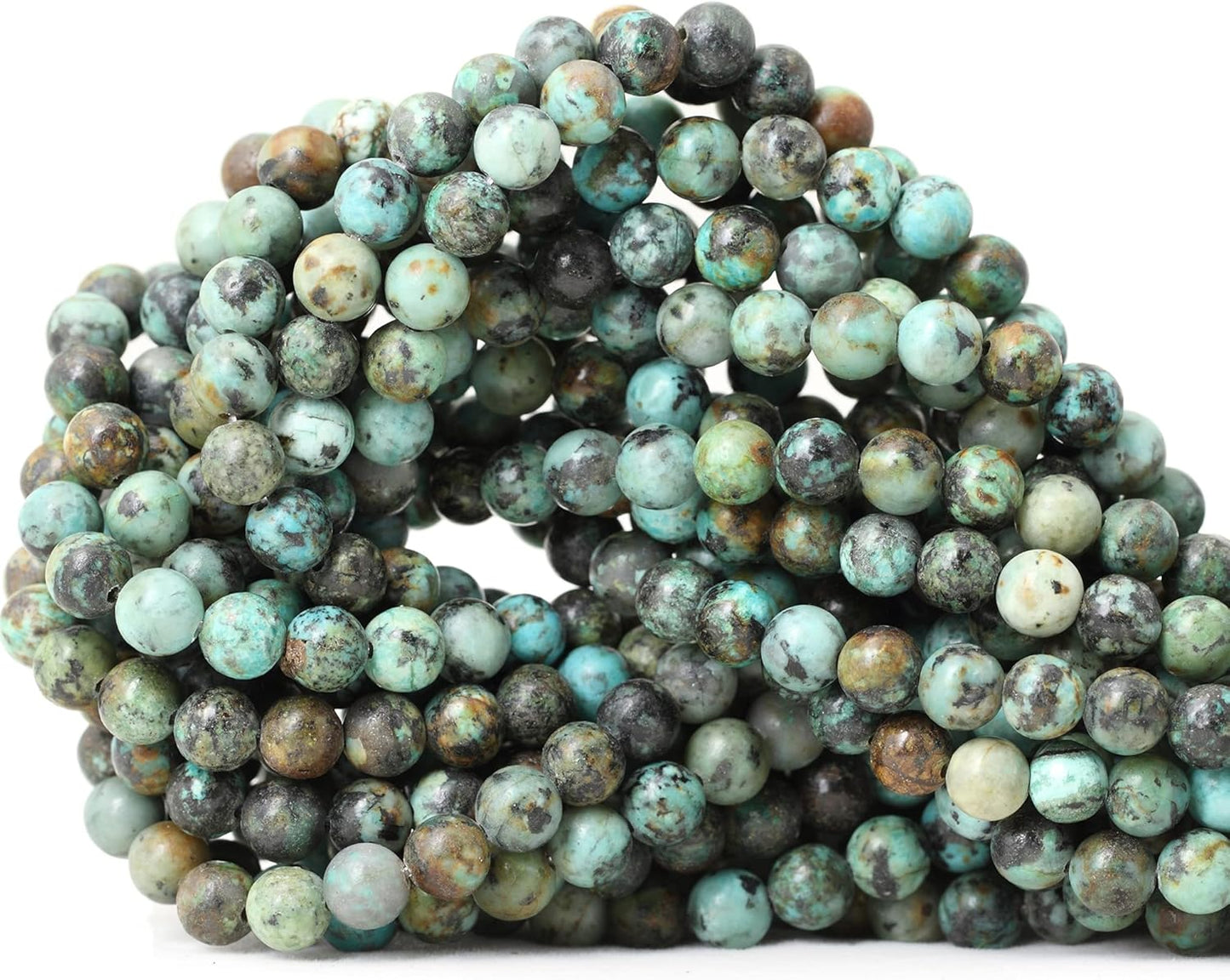 60PCS 6mm Natural Yellow Lemon Jade Gemstone Round Loose Beads for Jewelry Making DIY Findings 1 Strand 15"
