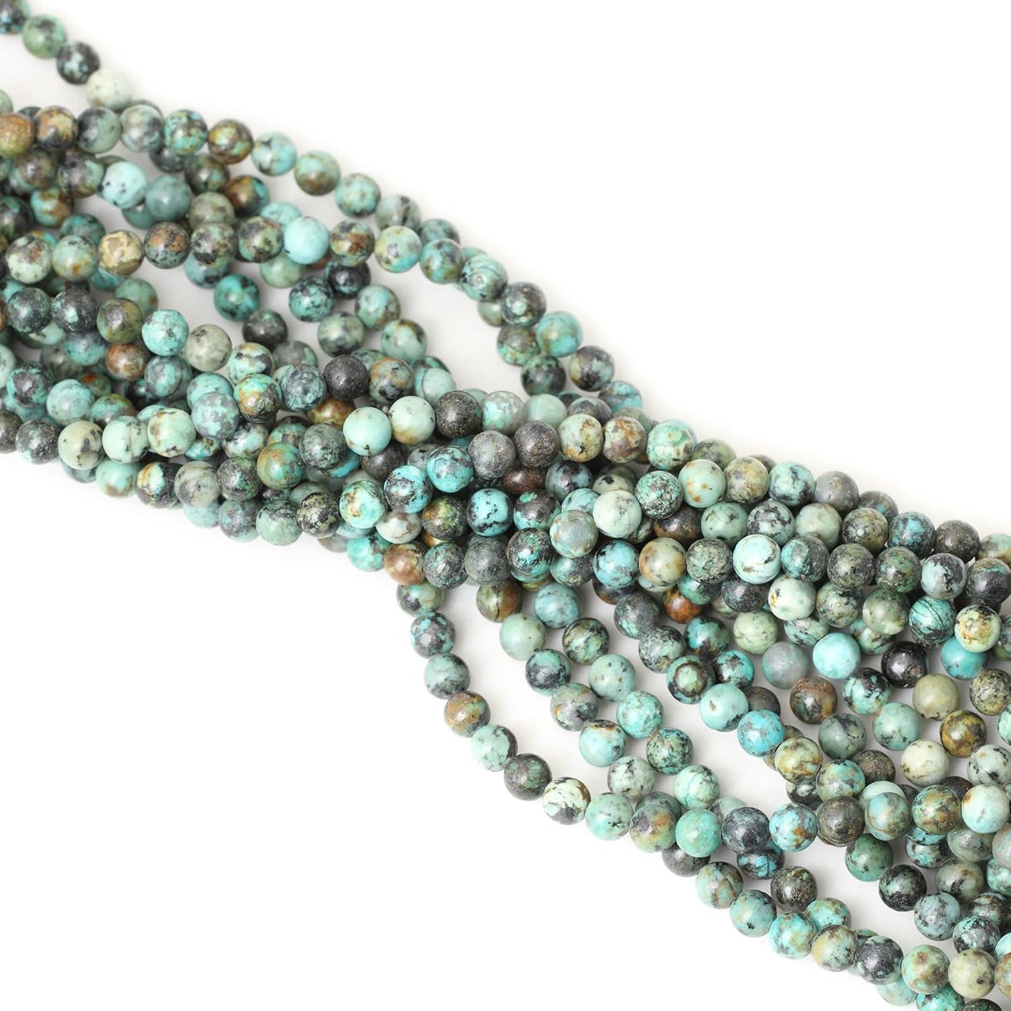 60PCS 6mm Natural Yellow Lemon Jade Gemstone Round Loose Beads for Jewelry Making DIY Findings 1 Strand 15"