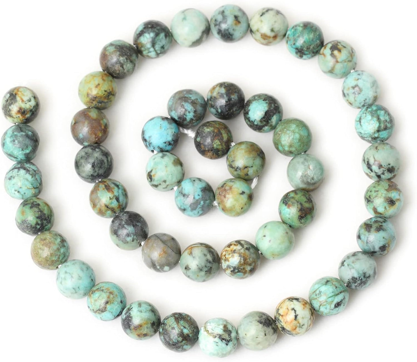 60PCS 6mm Natural Yellow Lemon Jade Gemstone Round Loose Beads for Jewelry Making DIY Findings 1 Strand 15"