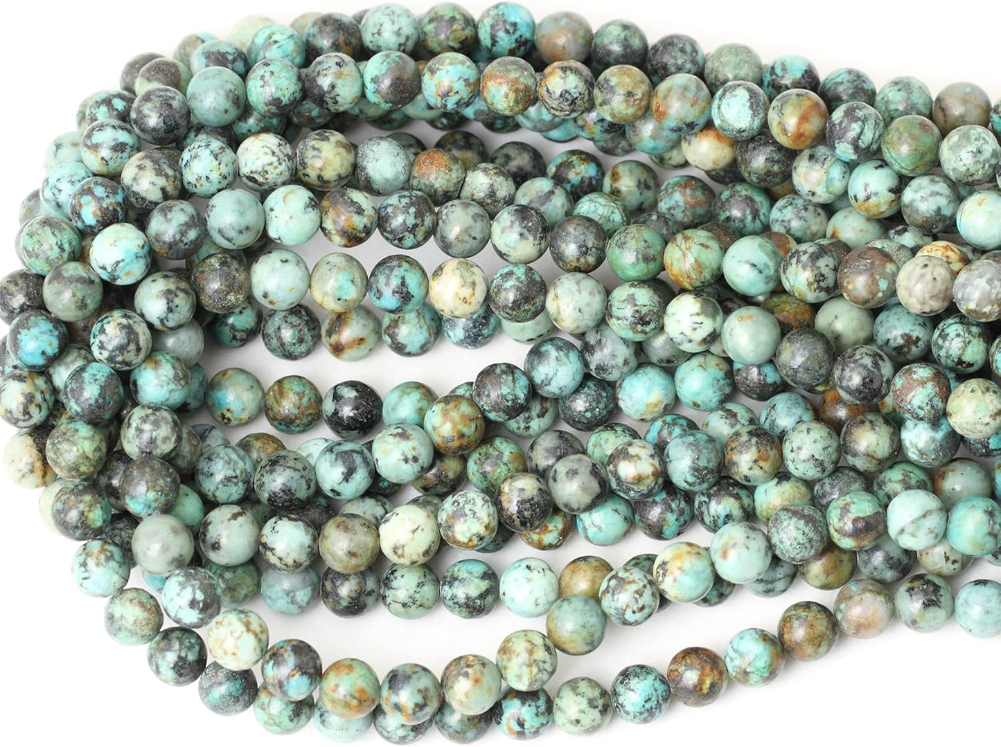 60PCS 6mm Natural Yellow Lemon Jade Gemstone Round Loose Beads for Jewelry Making DIY Findings 1 Strand 15"