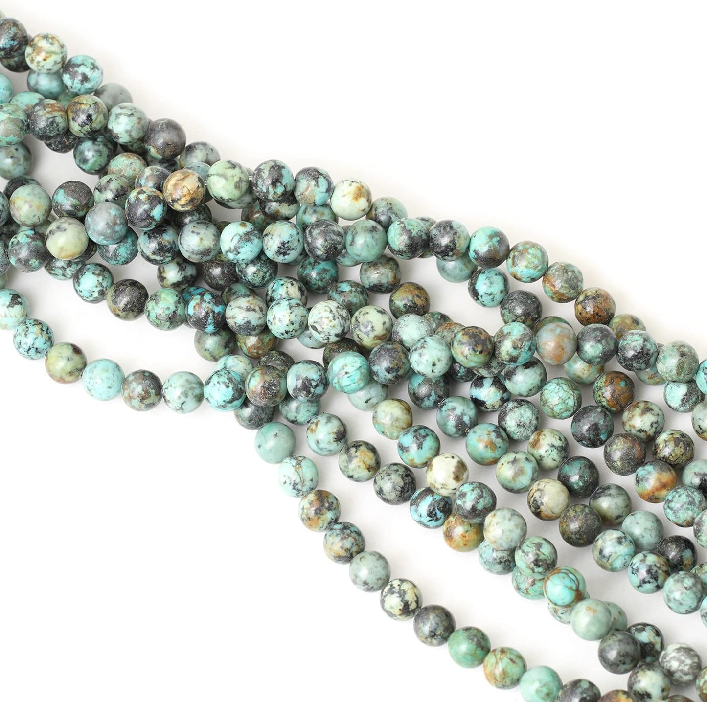 60PCS 6mm Natural Yellow Lemon Jade Gemstone Round Loose Beads for Jewelry Making DIY Findings 1 Strand 15"