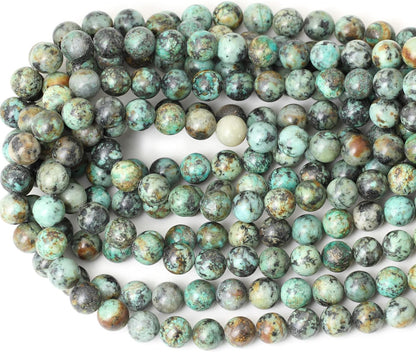 60PCS 6mm Natural Yellow Lemon Jade Gemstone Round Loose Beads for Jewelry Making DIY Findings 1 Strand 15"