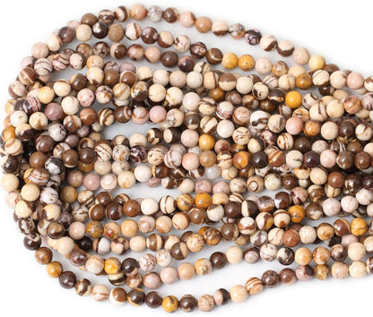 60PCS 6mm Natural Yellow Lemon Jade Gemstone Round Loose Beads for Jewelry Making DIY Findings 1 Strand 15"