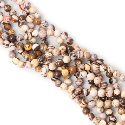 60PCS 6mm Natural Yellow Lemon Jade Gemstone Round Loose Beads for Jewelry Making DIY Findings 1 Strand 15"