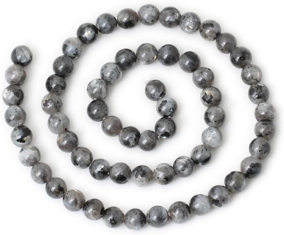 60PCS 6mm Natural Yellow Lemon Jade Gemstone Round Loose Beads for Jewelry Making DIY Findings 1 Strand 15"
