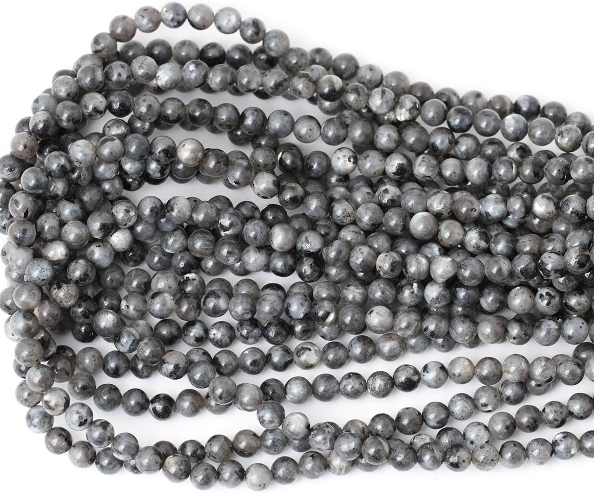 60PCS 6mm Natural Yellow Lemon Jade Gemstone Round Loose Beads for Jewelry Making DIY Findings 1 Strand 15"