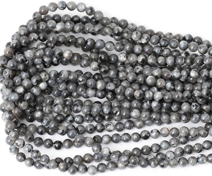 60PCS 6mm Natural Yellow Lemon Jade Gemstone Round Loose Beads for Jewelry Making DIY Findings 1 Strand 15"