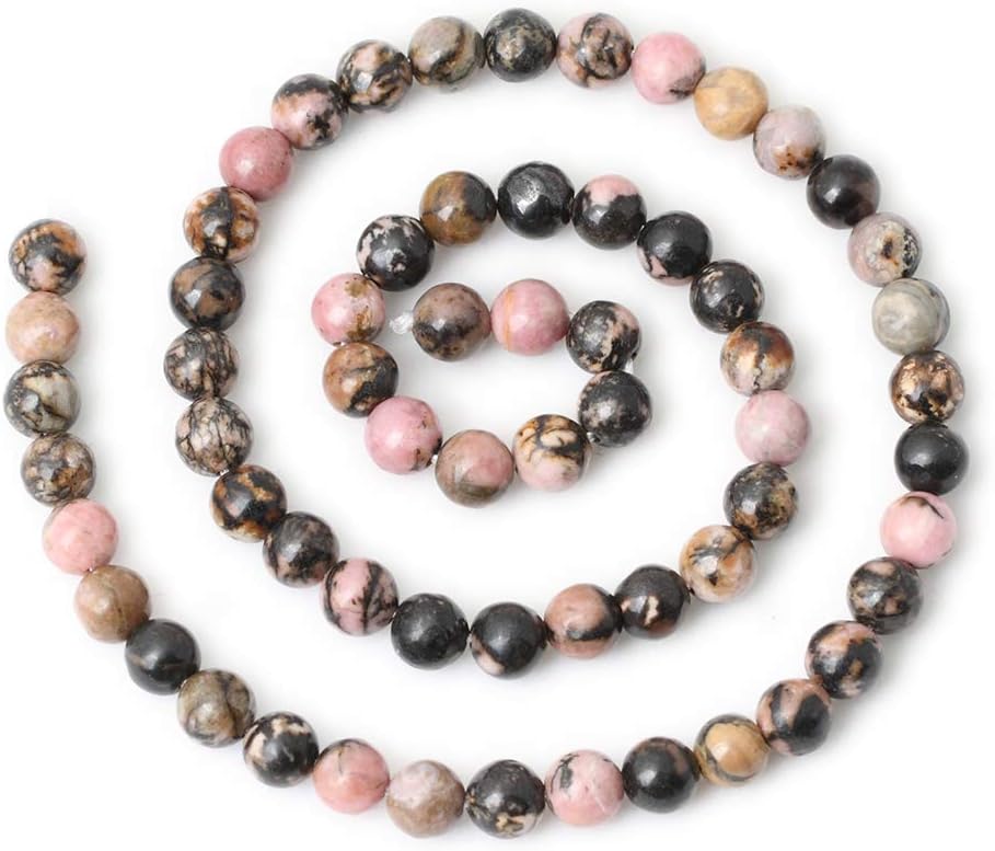 60PCS 6mm Natural Yellow Lemon Jade Gemstone Round Loose Beads for Jewelry Making DIY Findings 1 Strand 15"